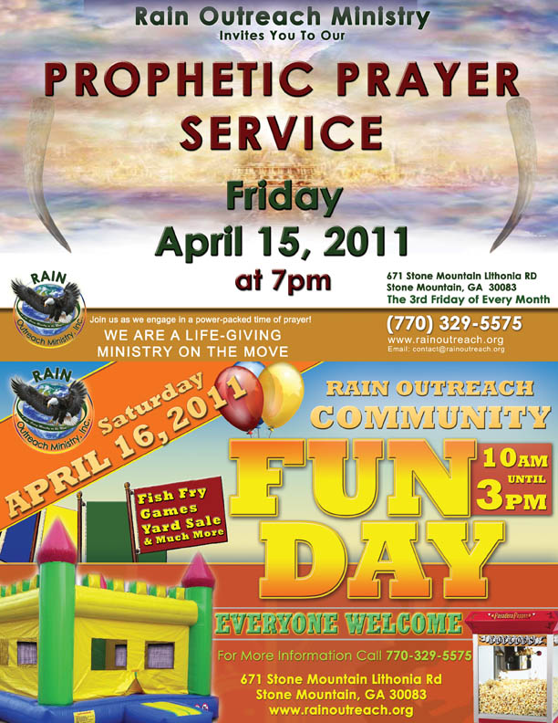 Prayer and Fun day Flyer